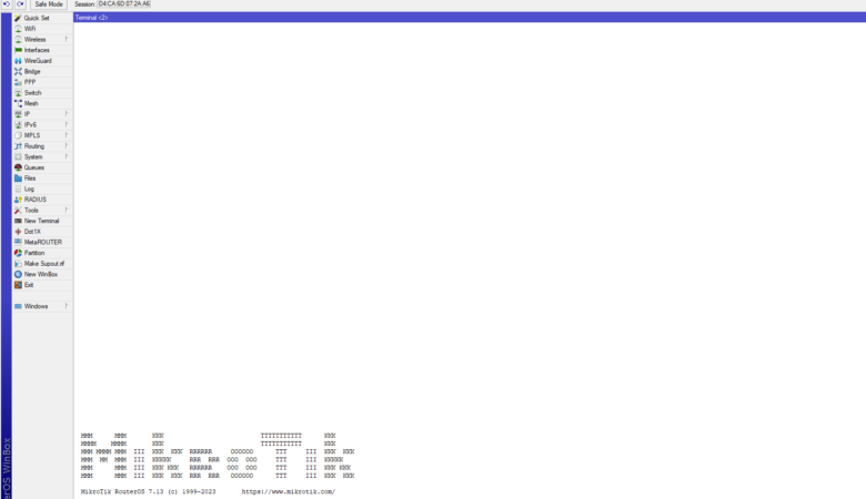 Setting Dasar Mikrotik Dari Terminal