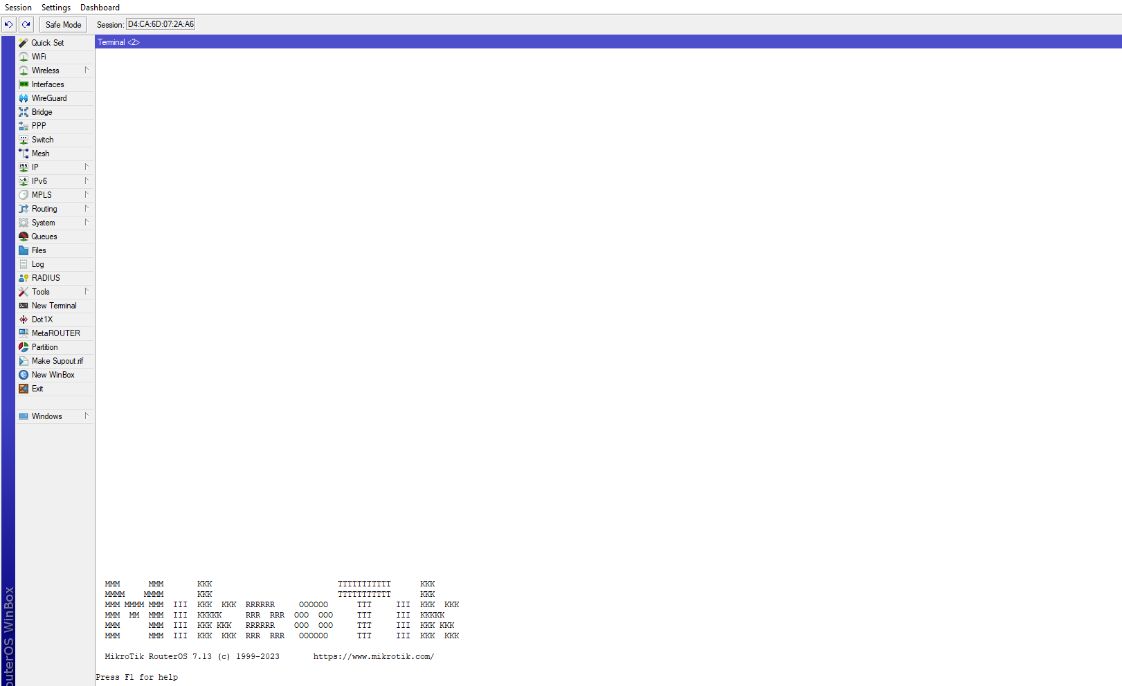 Setting Dasar Mikrotik Dari Terminal