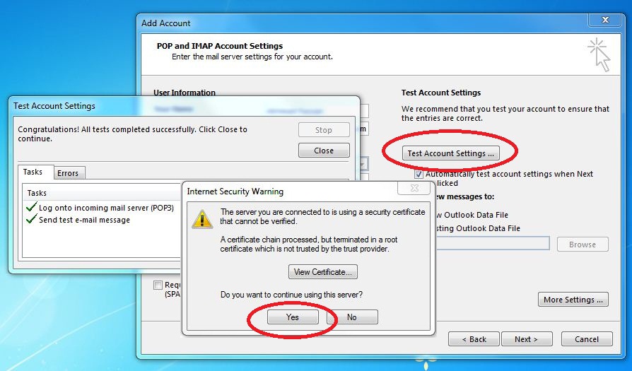 Cara Setting Email Zimbra di MS Outlook 08