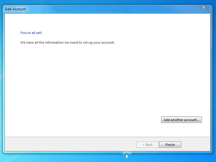 Cara Setting Email Zimbra di MS Outlook 09